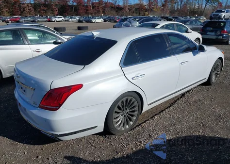 2017 Genesis G90 5.0 Ultimate из США, поврежденный, VIN KMHG54JH9HU025443